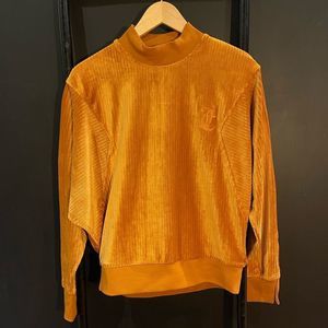NWT Juicy Couture Split-Cuff Velour Pull-Over